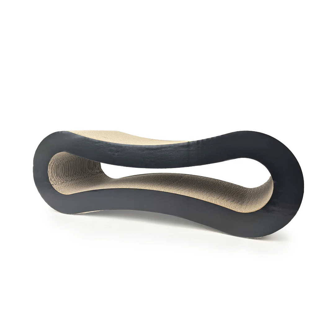 Pounce and Play Playful Pedicure Infinity Cat Cardboard Scratcher - Image 4