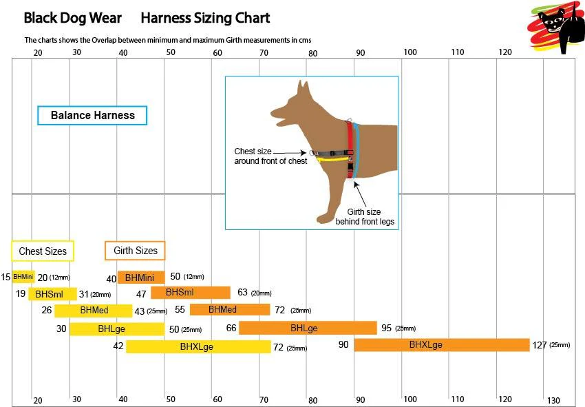 Black Dog Wear Balance Harness Large - Image 2