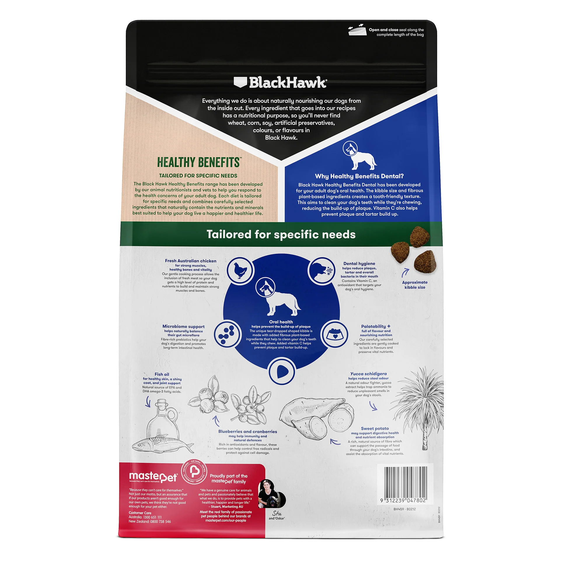 Black Hawk Health Benefits Adult Dog Dental - Image 3