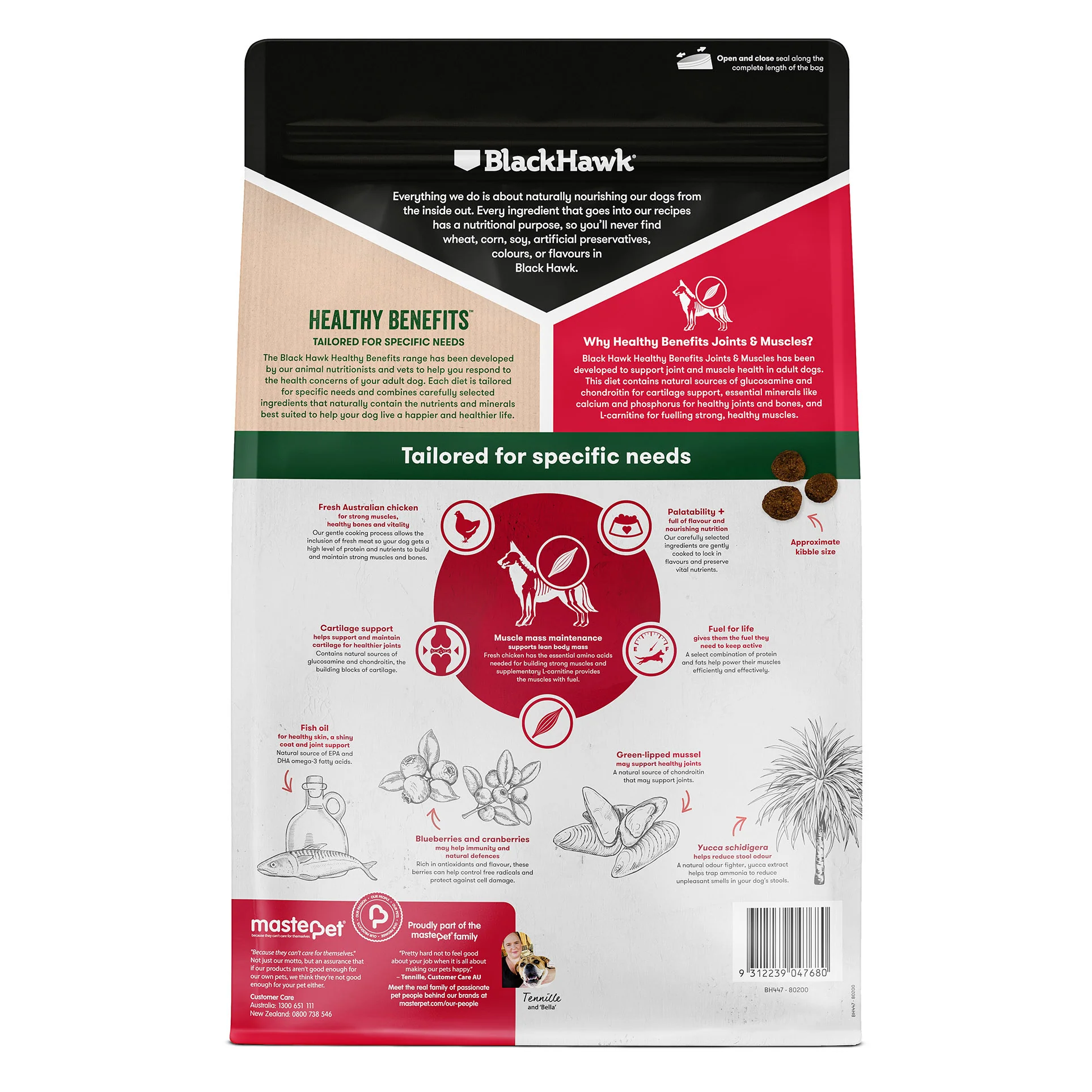 Black Hawk Health Benefits Adult Dog Joints & Muscles - Image 3