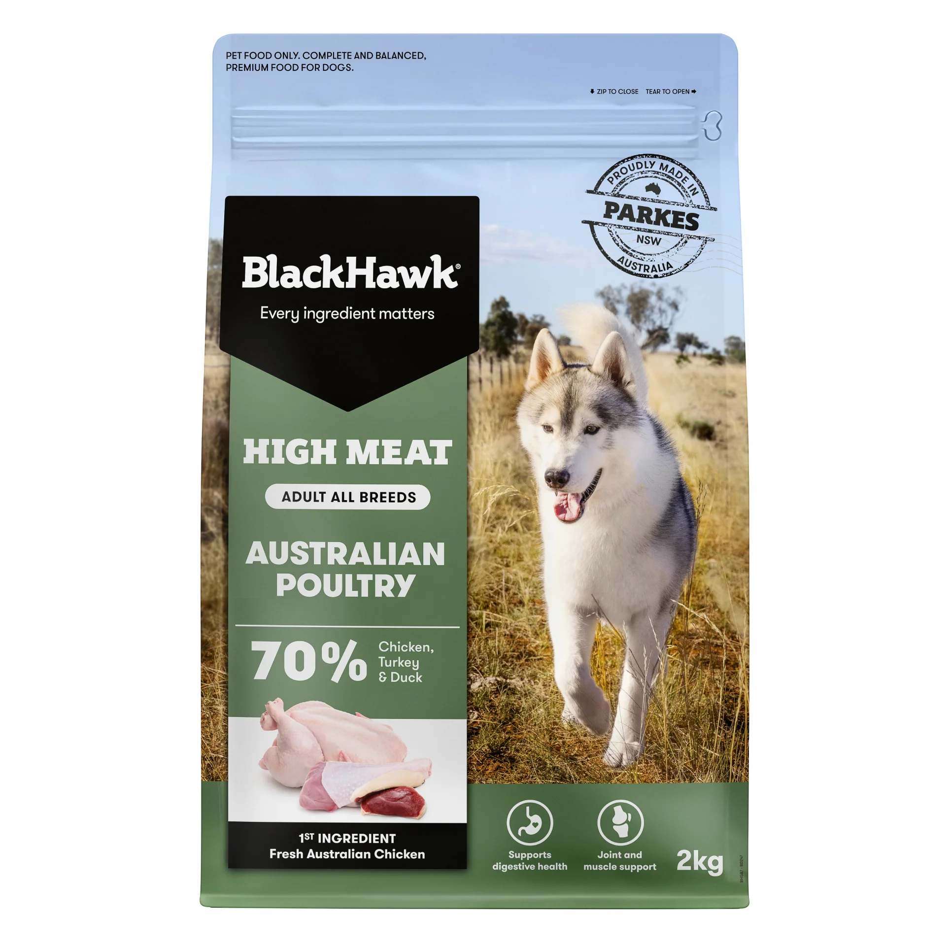 Black Hawk High Meat Poultry