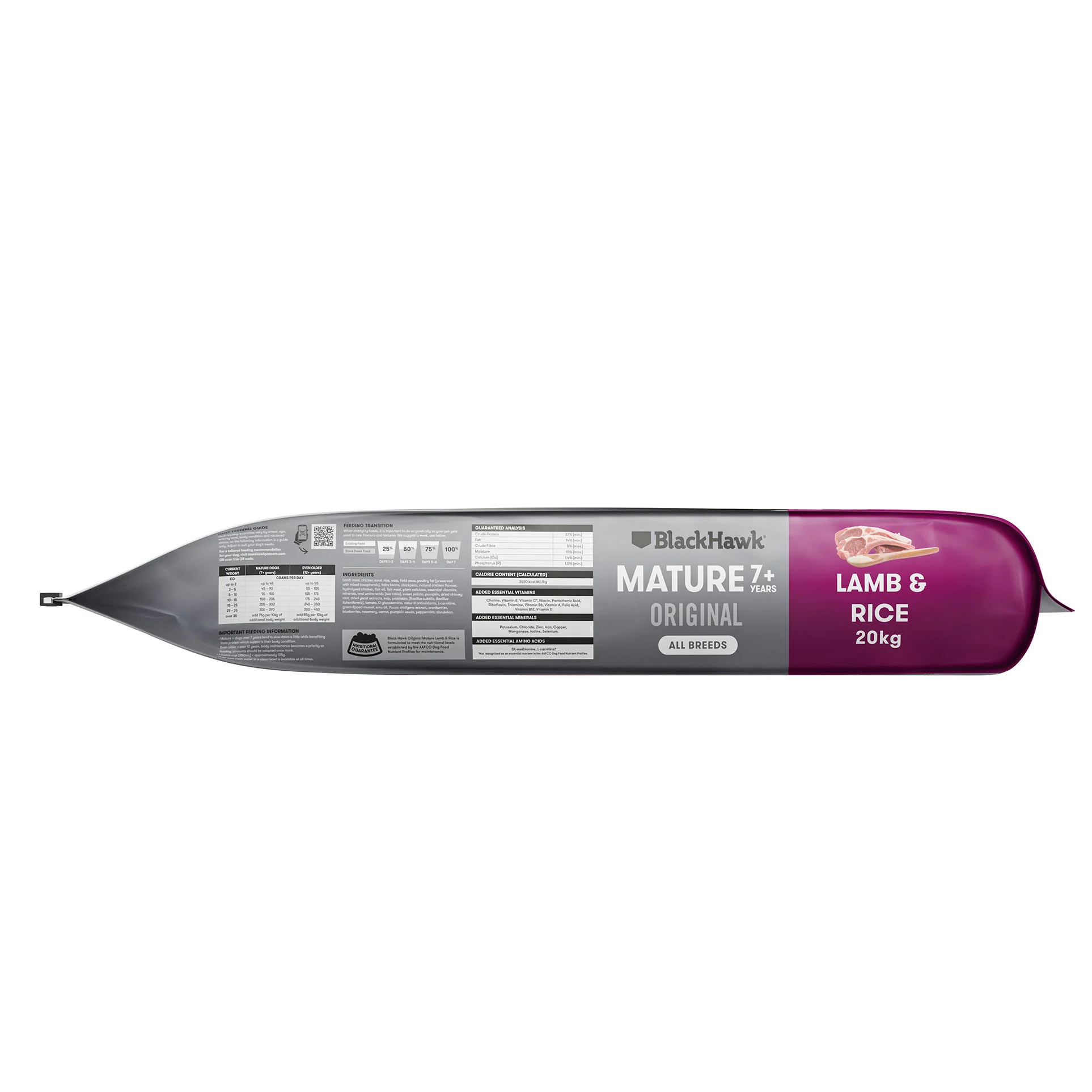 Black Hawk Original Mature Dog 7+ Lamb & Rice - Image 3