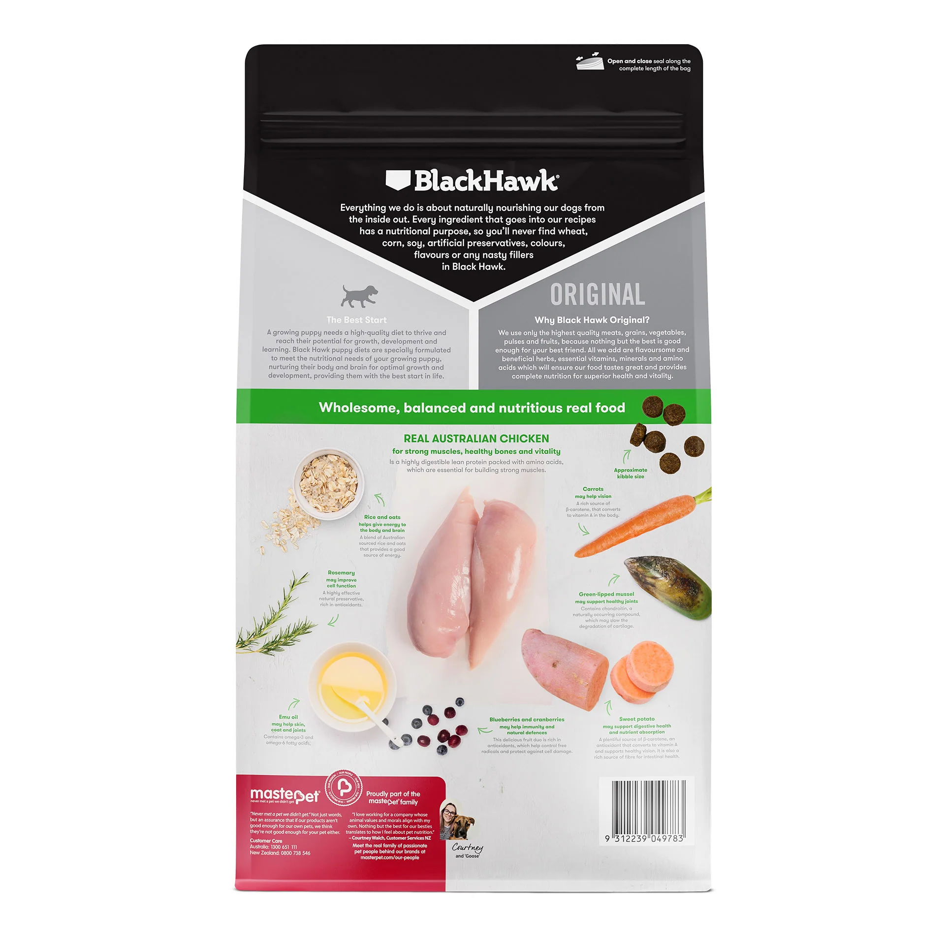 Black Hawk Puppy Large Breed Chicken/Rice - Image 3