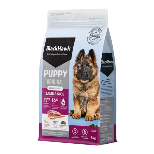Black Hawk Puppy Large Breed Lamb/Rice