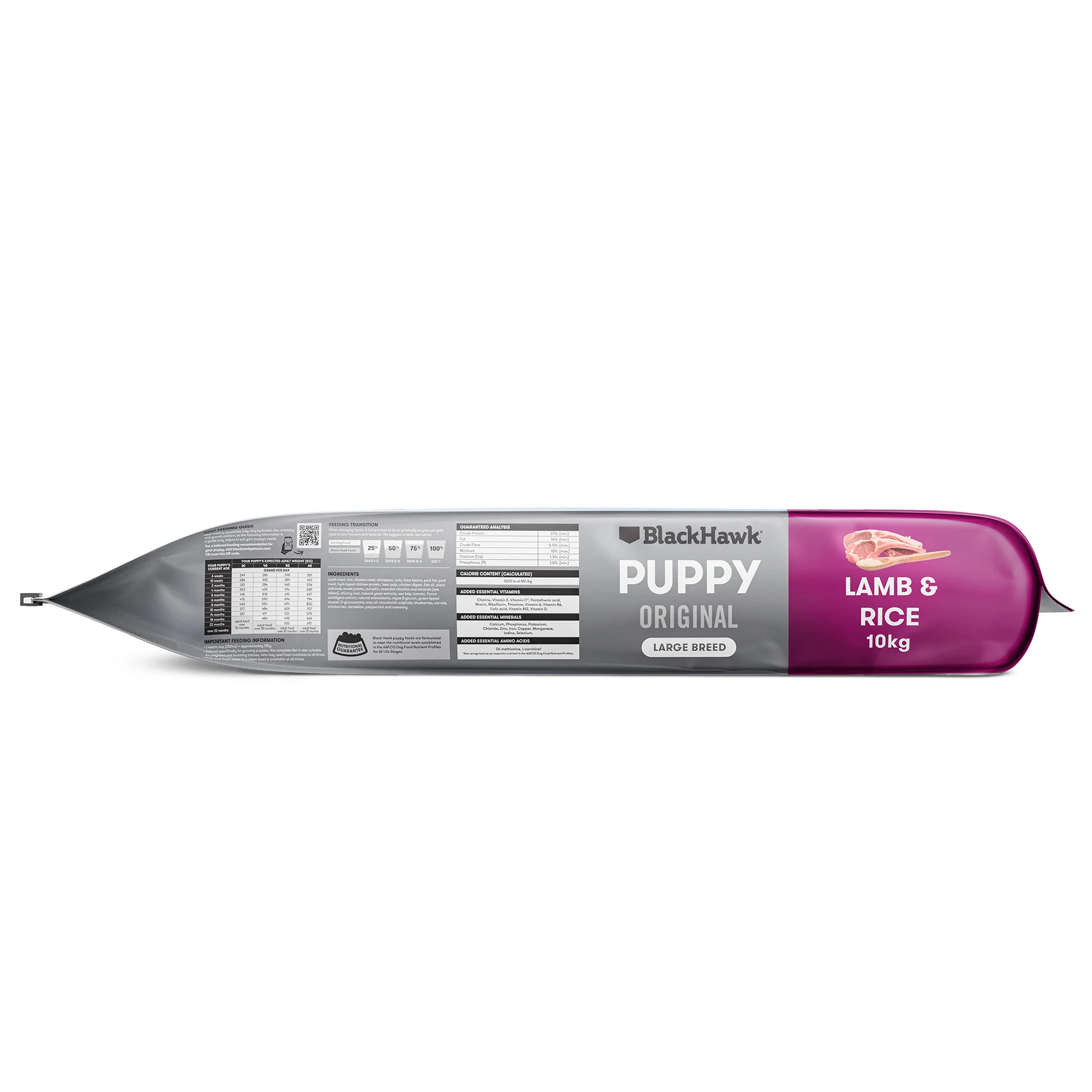 Black Hawk Puppy Large Breed Lamb/Rice - Image 2