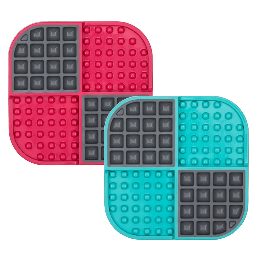 LickiMat Slomo Wet & Dry Double Slow Feeder for Cats - Image 3
