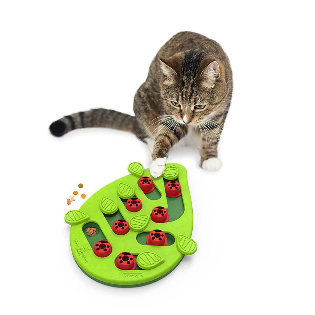 Nina Ottosson Puzzle & Play Buggin Out Cat Enrichment Feeder - Image 3