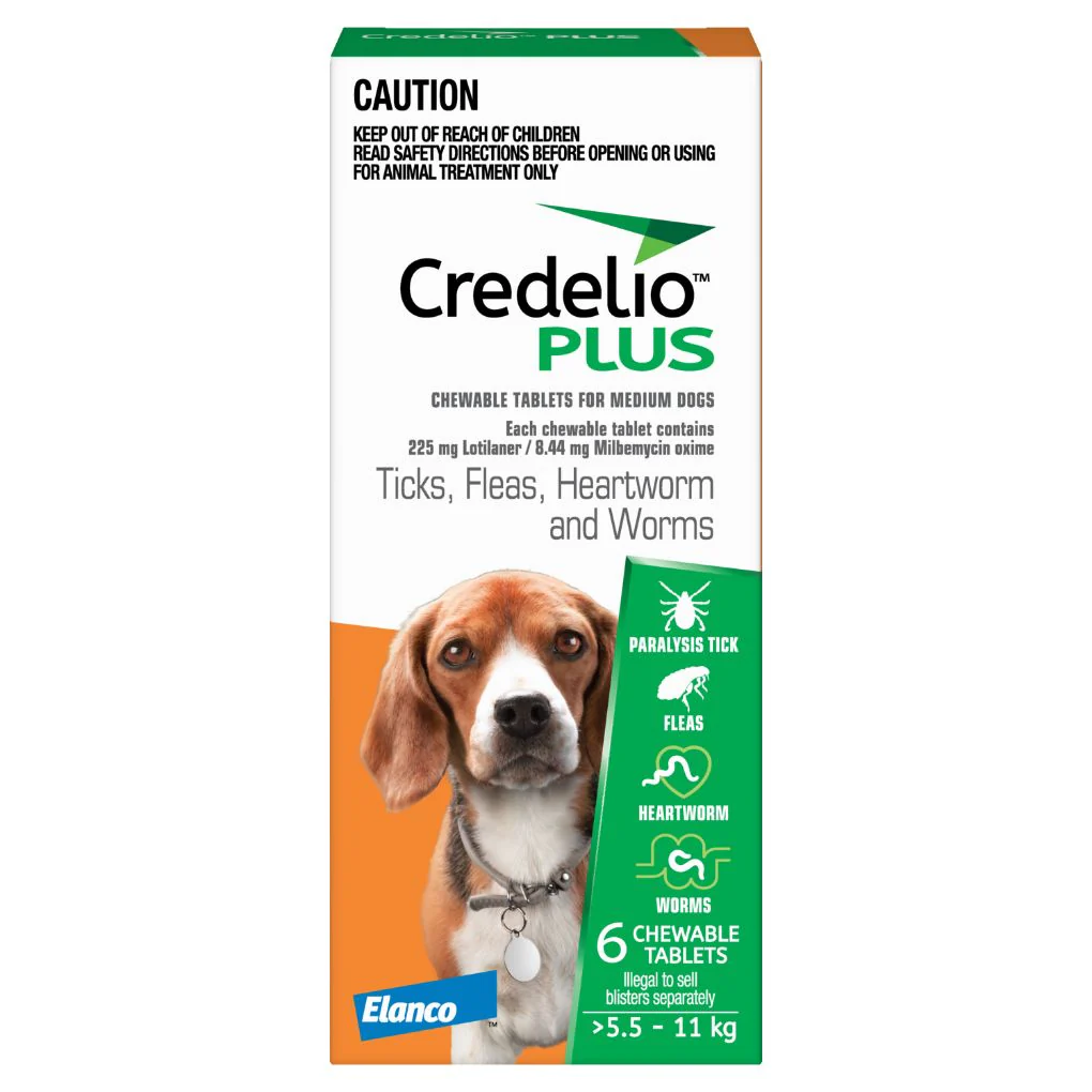 Credelio Plus Medium 5.5-11kg Orange