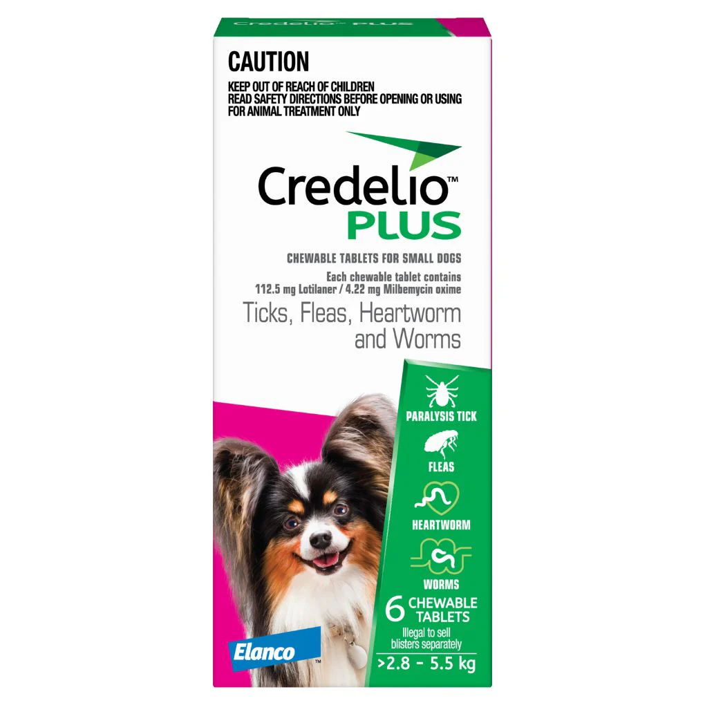 Credelio Plus Small 2.8-5.5kg Pink