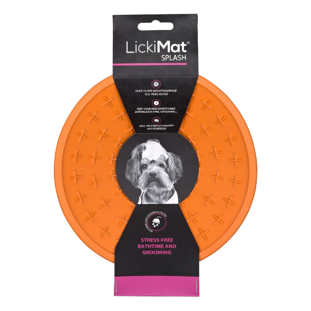 Dog Enrichment Toy LickiMat Splash Wall & Floor Suction Slow Feeder Dog Bowl - Image 3
