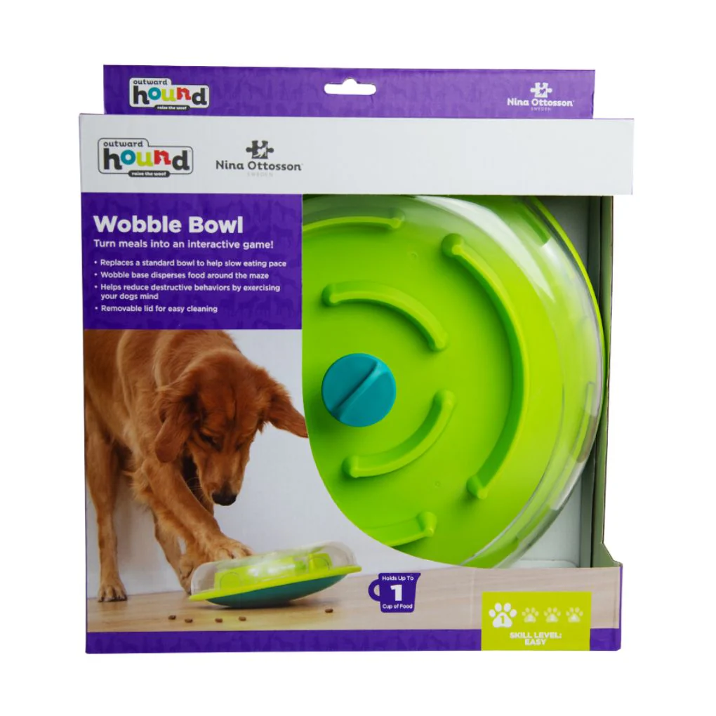 Nina Ottosson Dog Enrichment Toy Wobble Bowl - Image 3