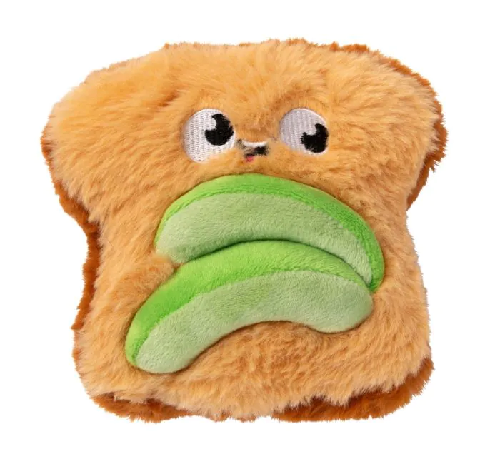 FuzzYard Avocado & Toast 2pk - Dog Toy - Image 4