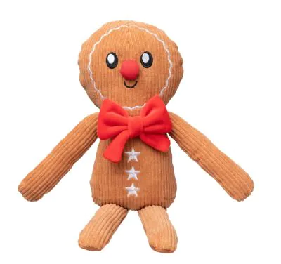 FuzzYard Life Christmas Dog Toy - Gingerbread Man - Image 2