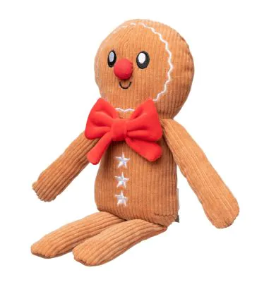 FuzzYard Life Christmas Dog Toy - Gingerbread Man - Image 3