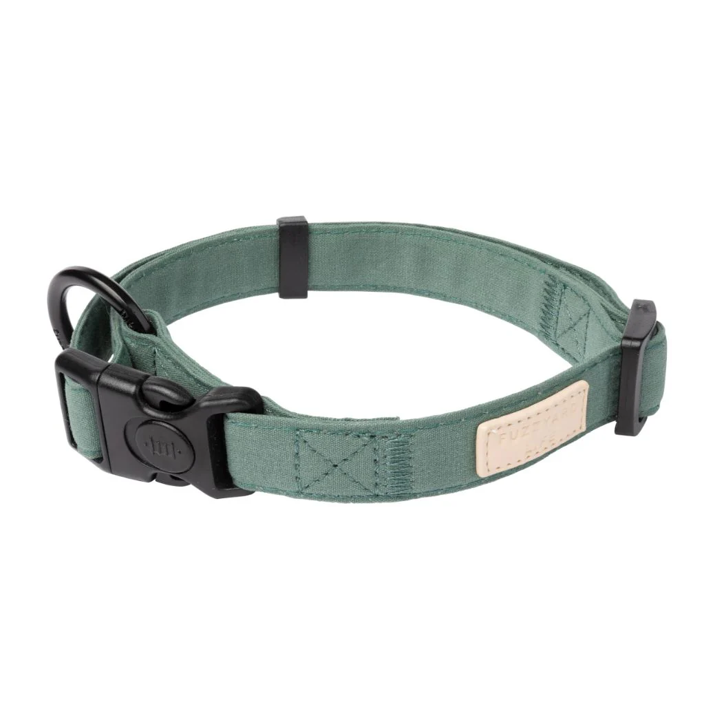 Fuzzyard Life Dog Collar Myrtle Green - Image 2
