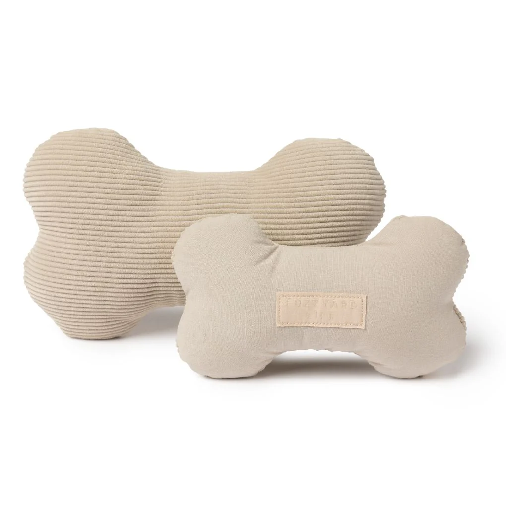 Fuzzyard Life Dog Toy Bone Sandstone - Image 3