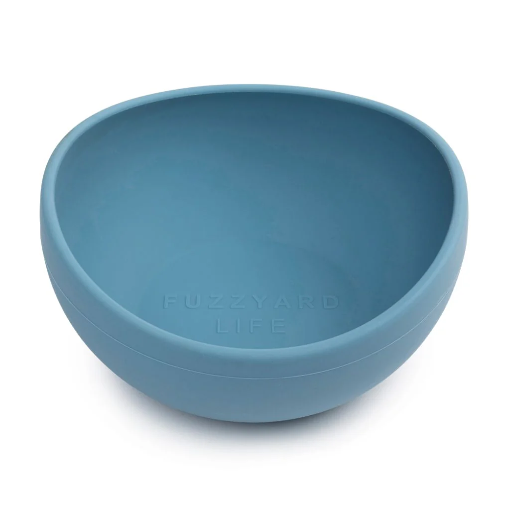 Fuzzyard Life Silicone Dog Bowl French Blue