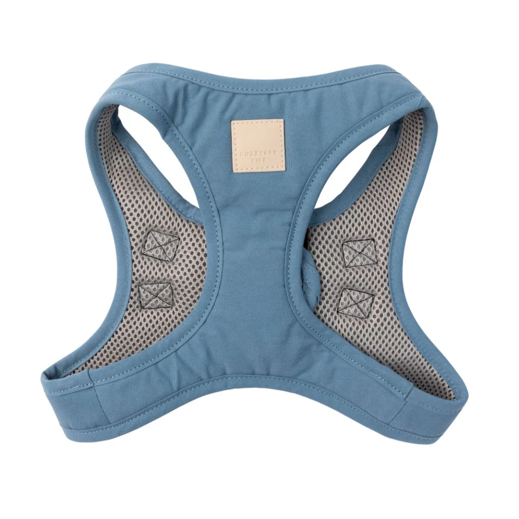 Fuzzyard Life Step In Dog Harness French Blue