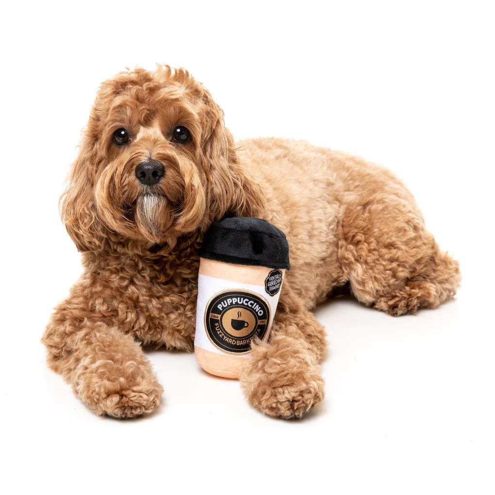 Fuzzyard Plush Dog Toy Barkrista Puppuccino - Image 2