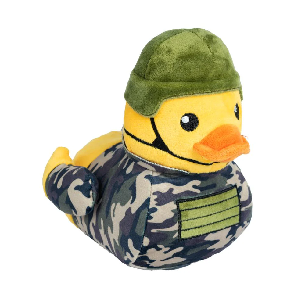 Fuzzyard Plush Dog Toy Commanduck - Image 3