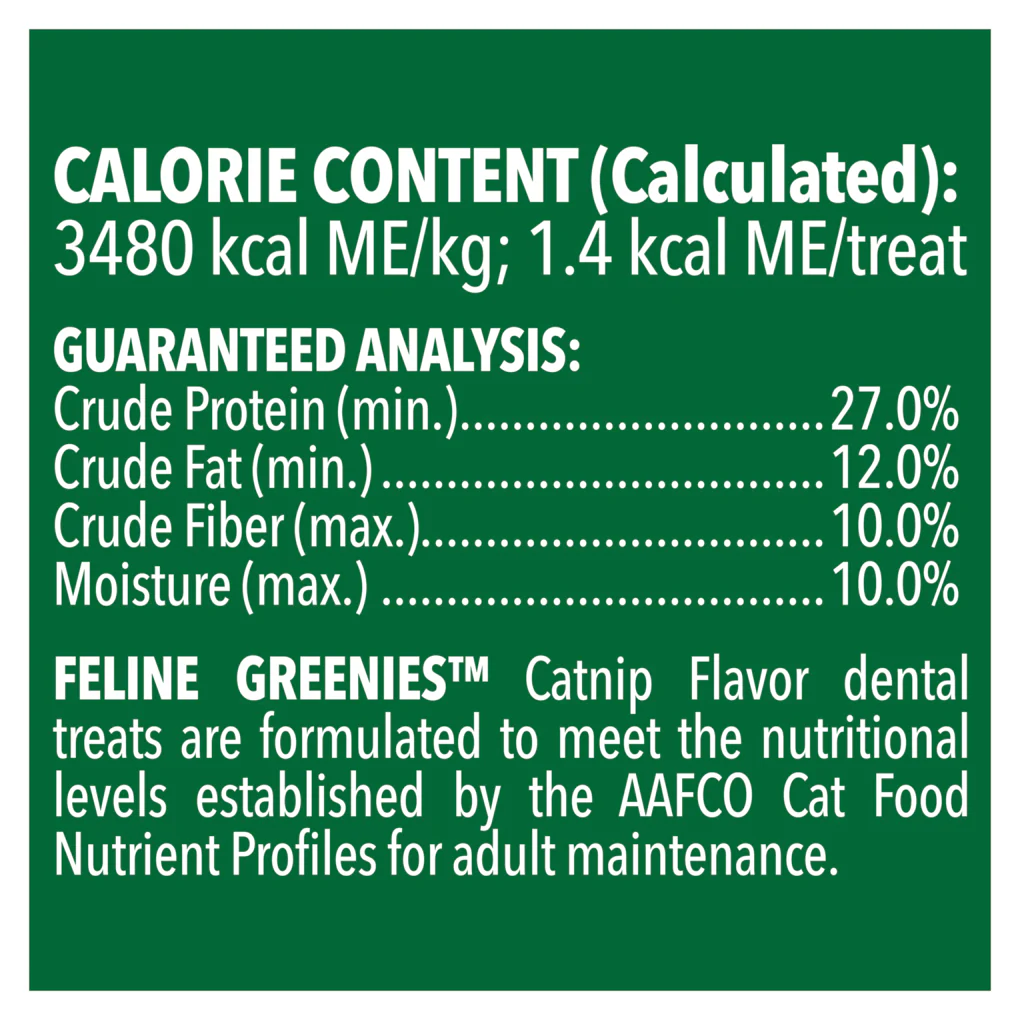 Greenies Dental Cat Treat Catnip 60g - Image 6