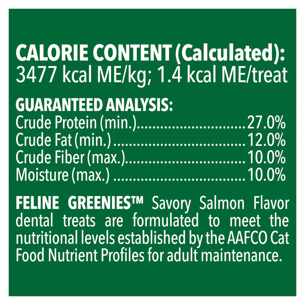 Greenies Dental Cat Treat Savoury Salmon 60g - Image 6