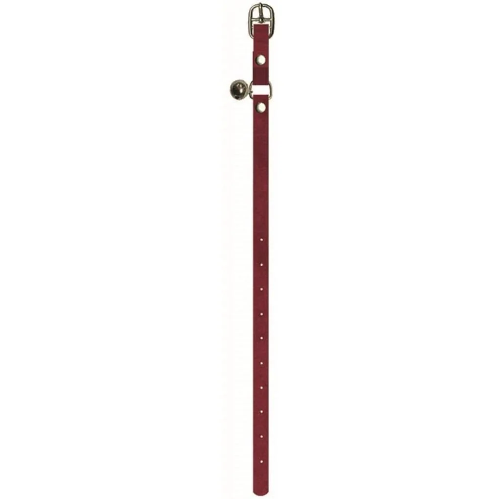 K9 Homes Suede Cat Collar Red
