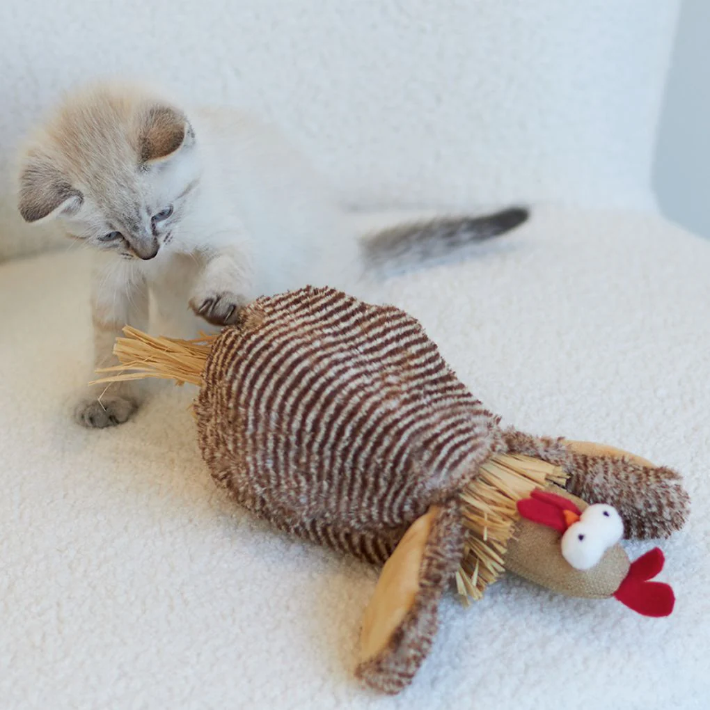 Kazoo Cheeky Chicken Cat Toy - Image 4