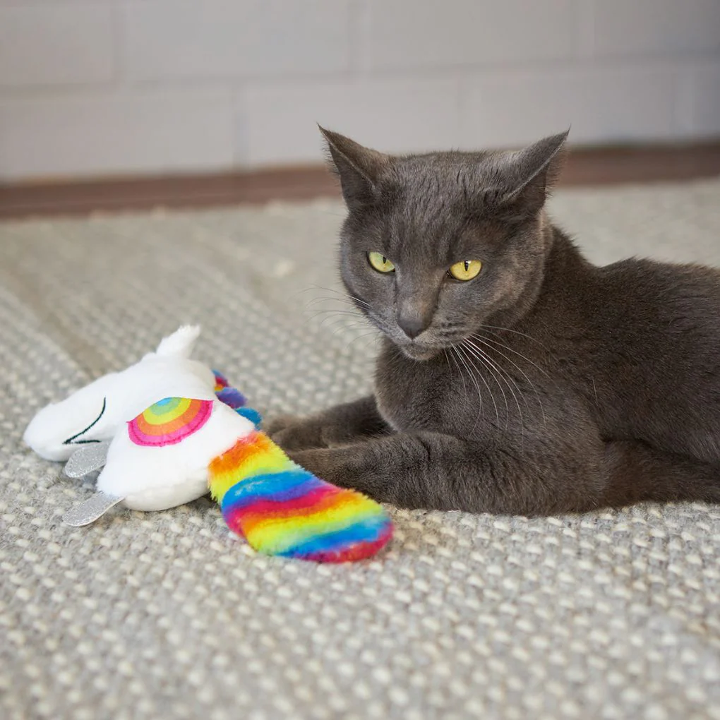 Kazoo Crinkle Unicorn Cat Toy - Image 3