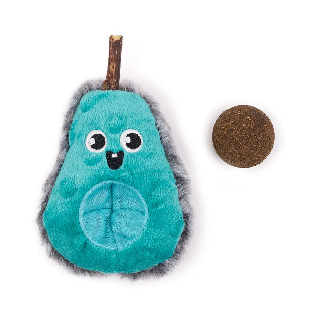 Kazoo Playful Avocado Cat Toy - Image 3