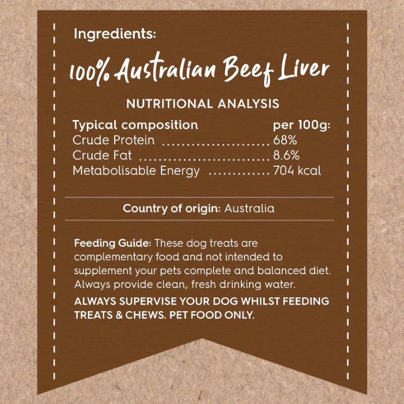 Kazoo Prime Cuts Beef Liver Chips 100g - Image 3