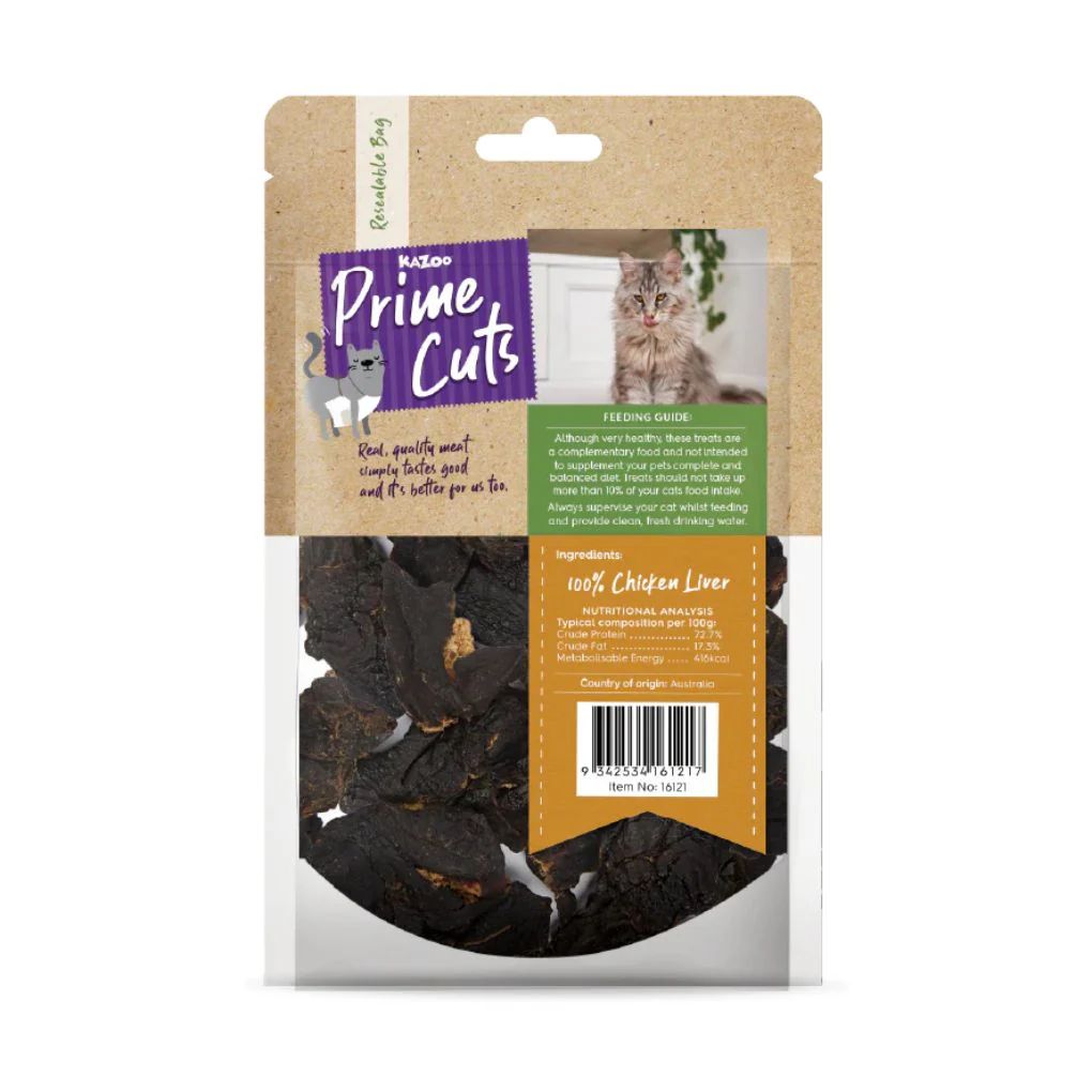 Kazoo Prime Cuts Cat Chicken Liver Treat 60g - Image 2