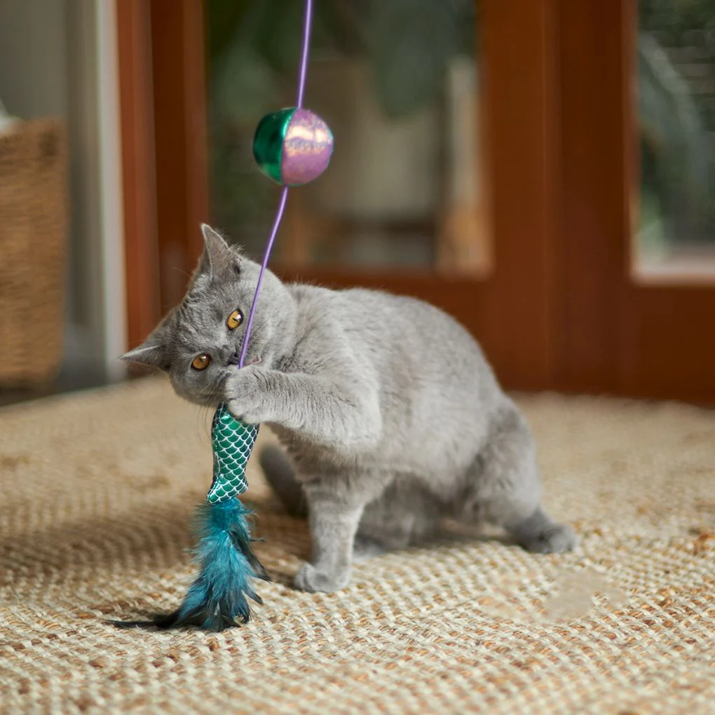 Kazoo Ripple Fish Wand Cat Toy - Image 4