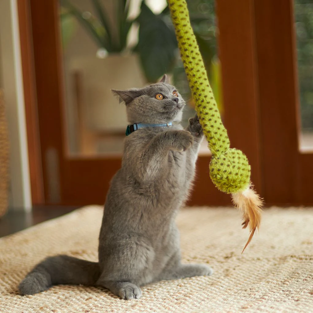 Kazoo Spotty Snake Wand Cat Toy - Image 3