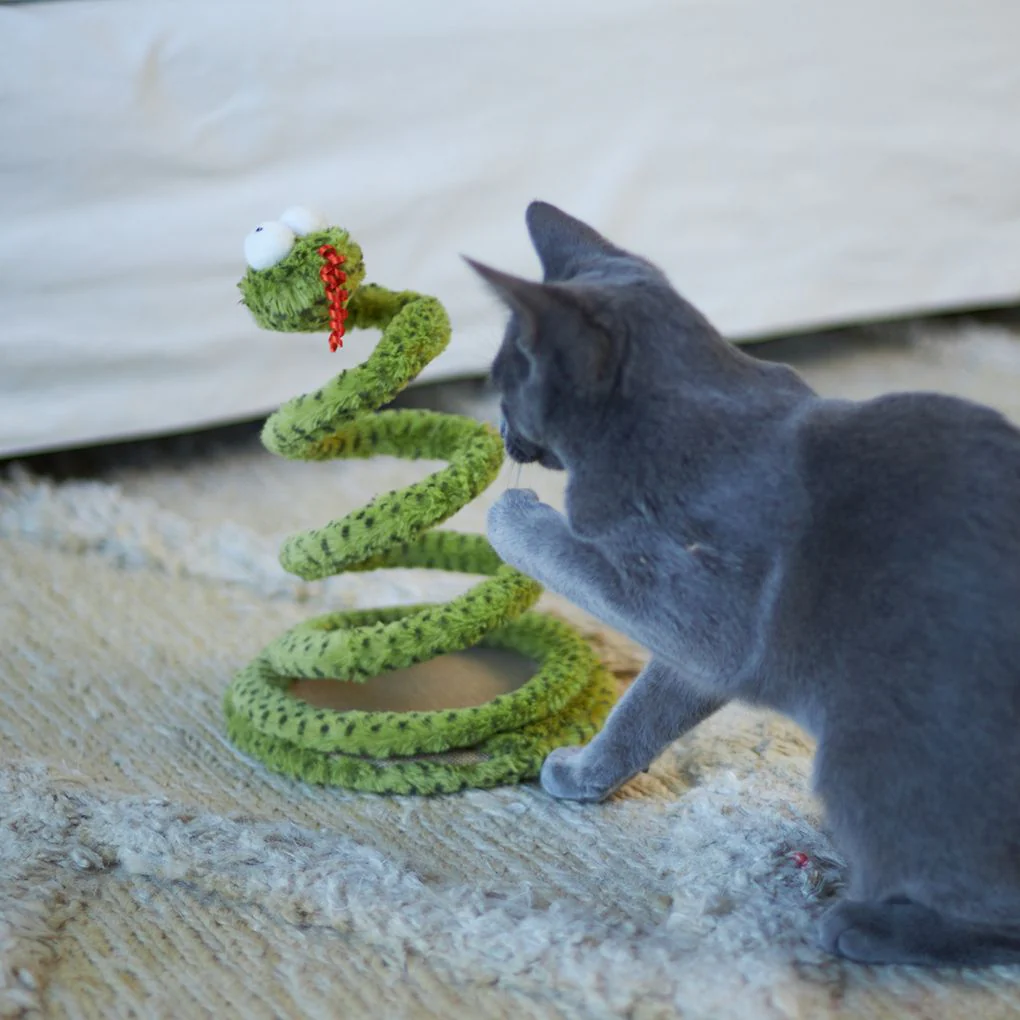 Kazoo Springy Snake Cat Toy - Image 2