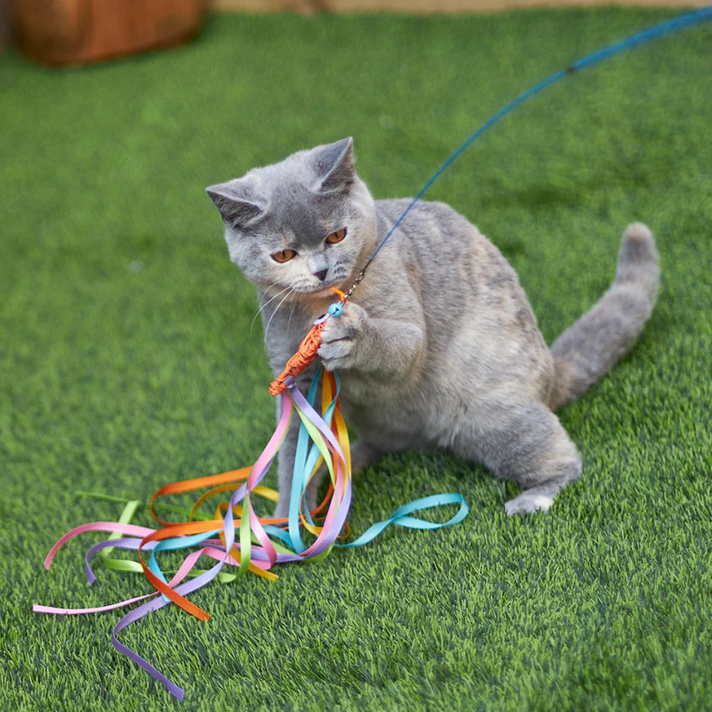 Kazoo Streamer Fish Wand Cat Toy - Image 3