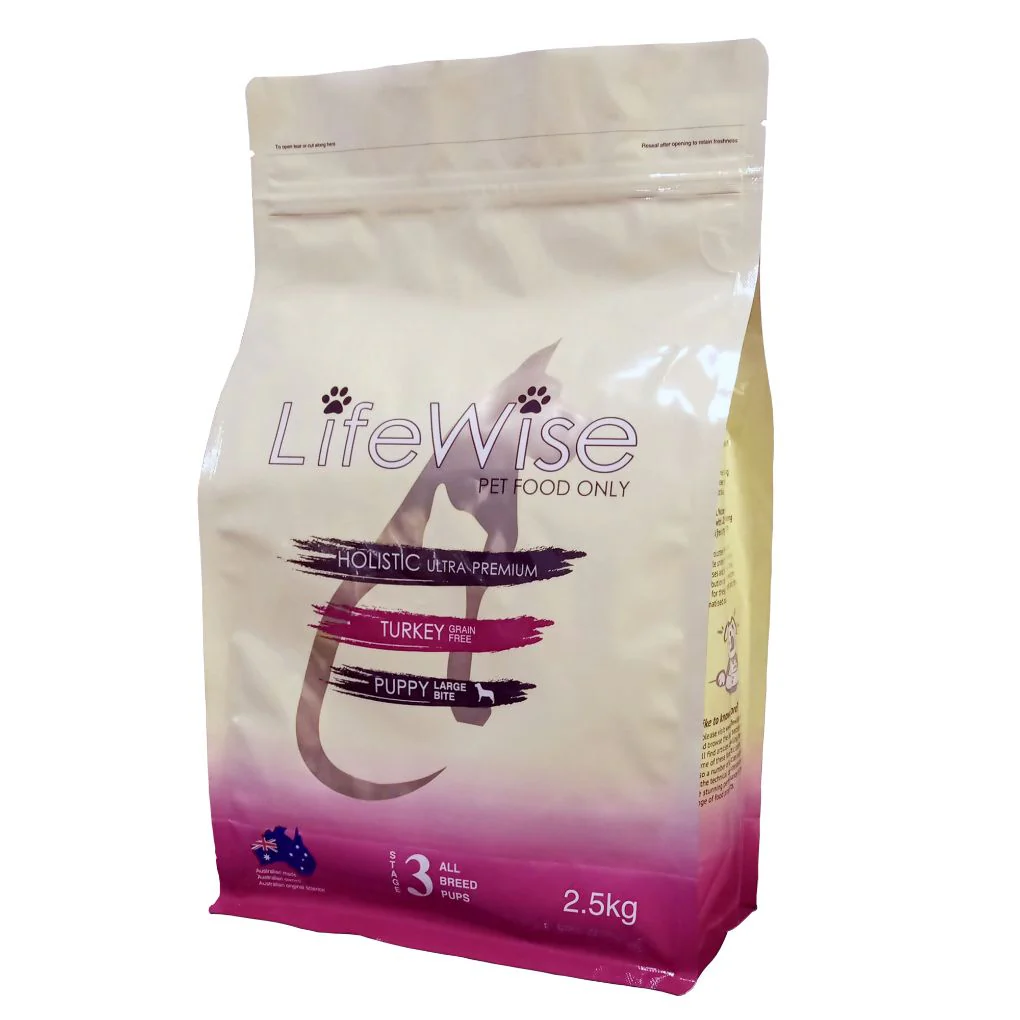 Lifewise Stage 3 Turkey and Vegetables Grain Free Large Bites Puppy Food