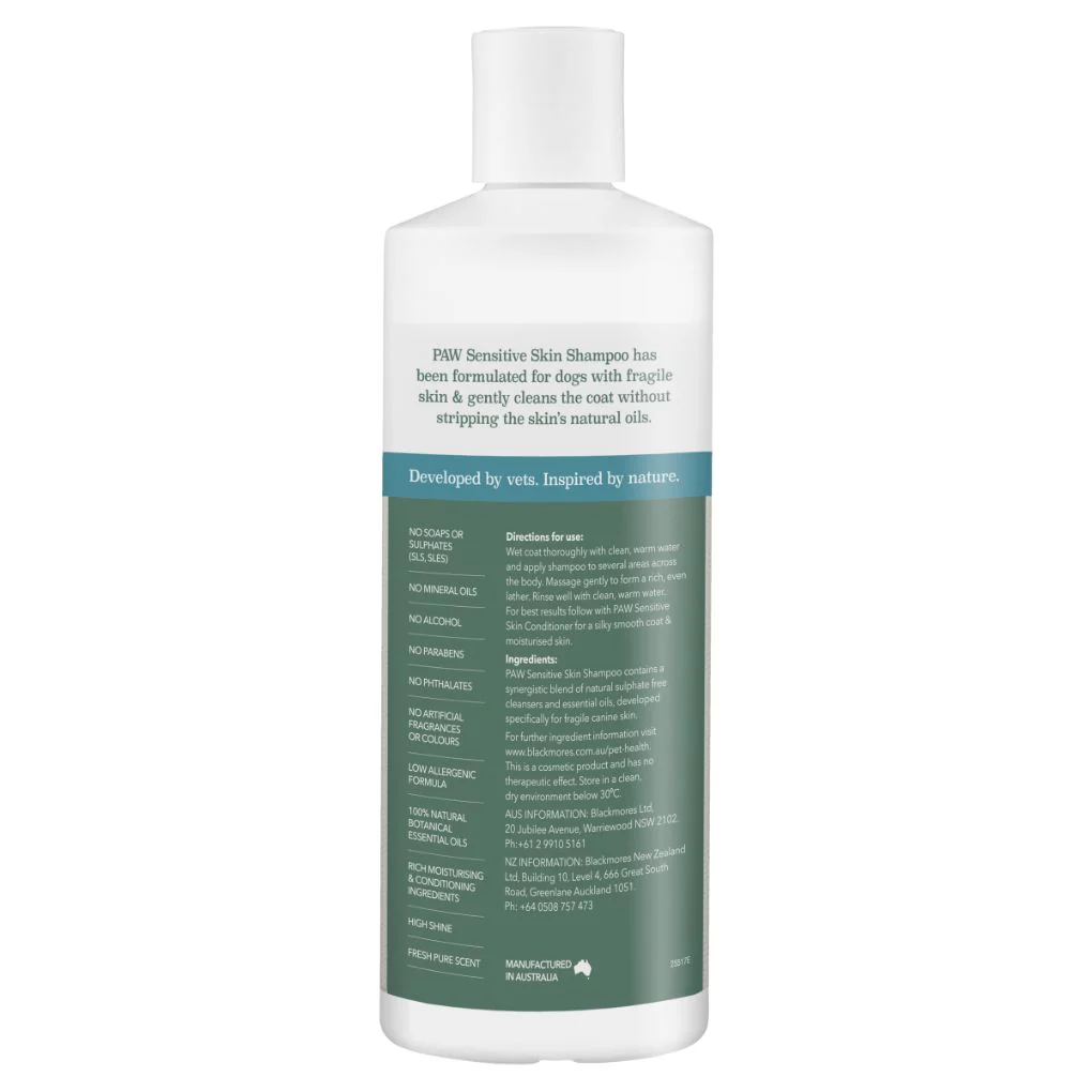 PAW Sensitive Skin Shampoo 500mL - Image 2