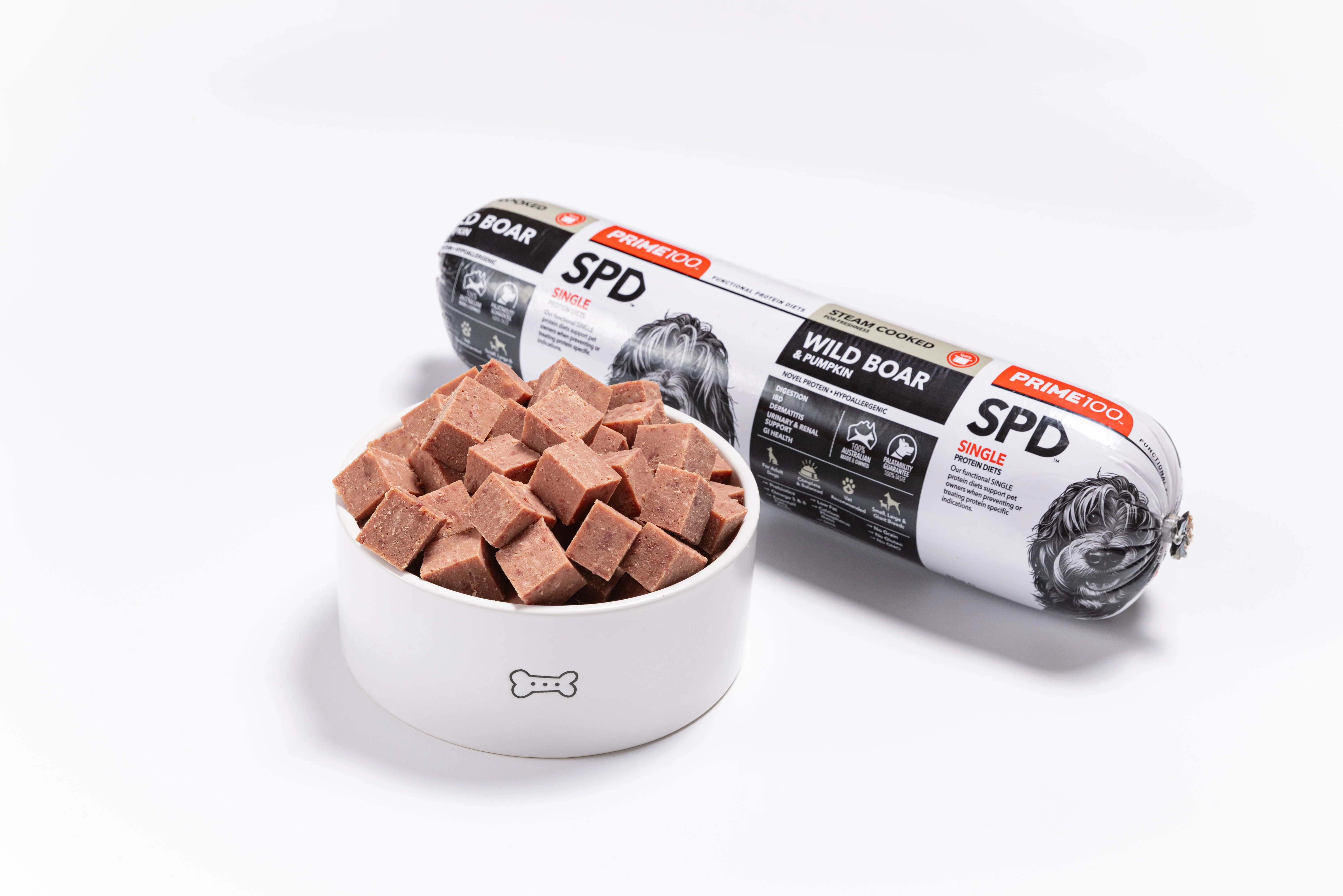 Prime 100 SPD Wild Boar & Pumpkin Fresh Roll 2kg - Image 3