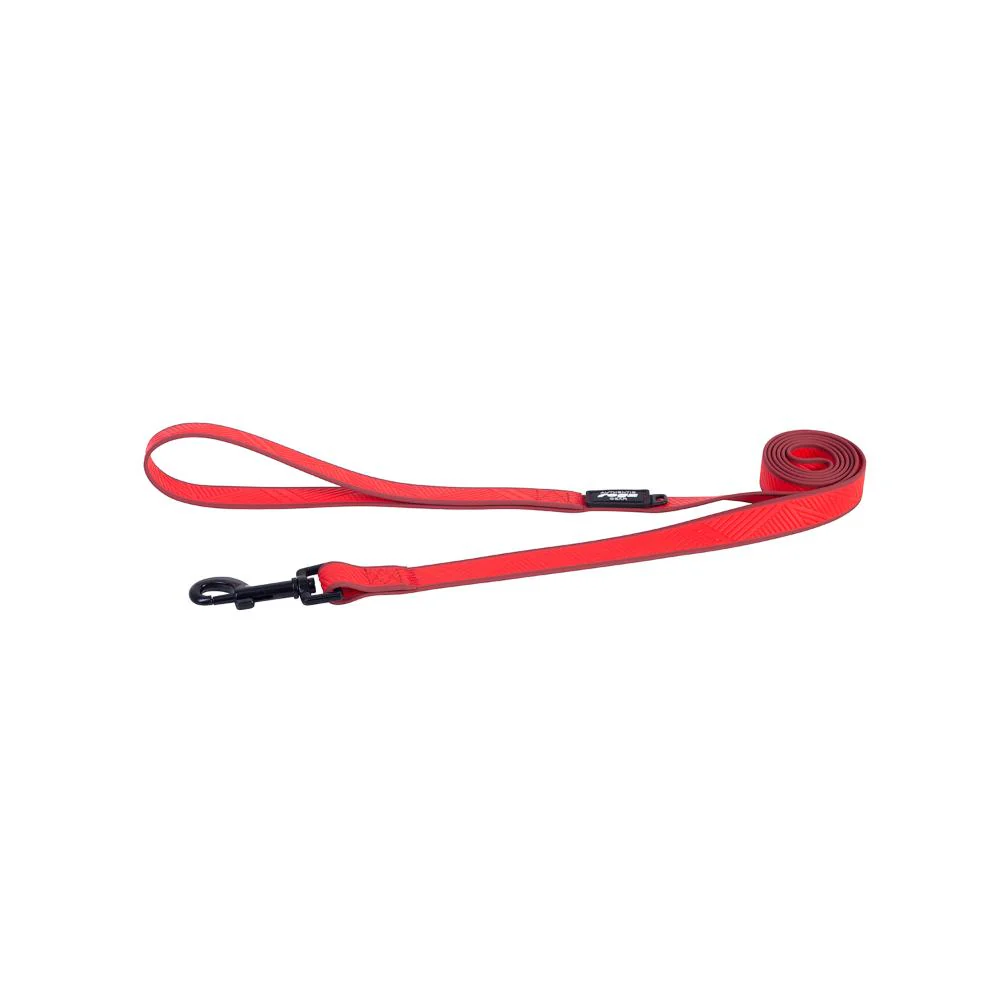 Rogz Amphibian Classic Dog Lead Red