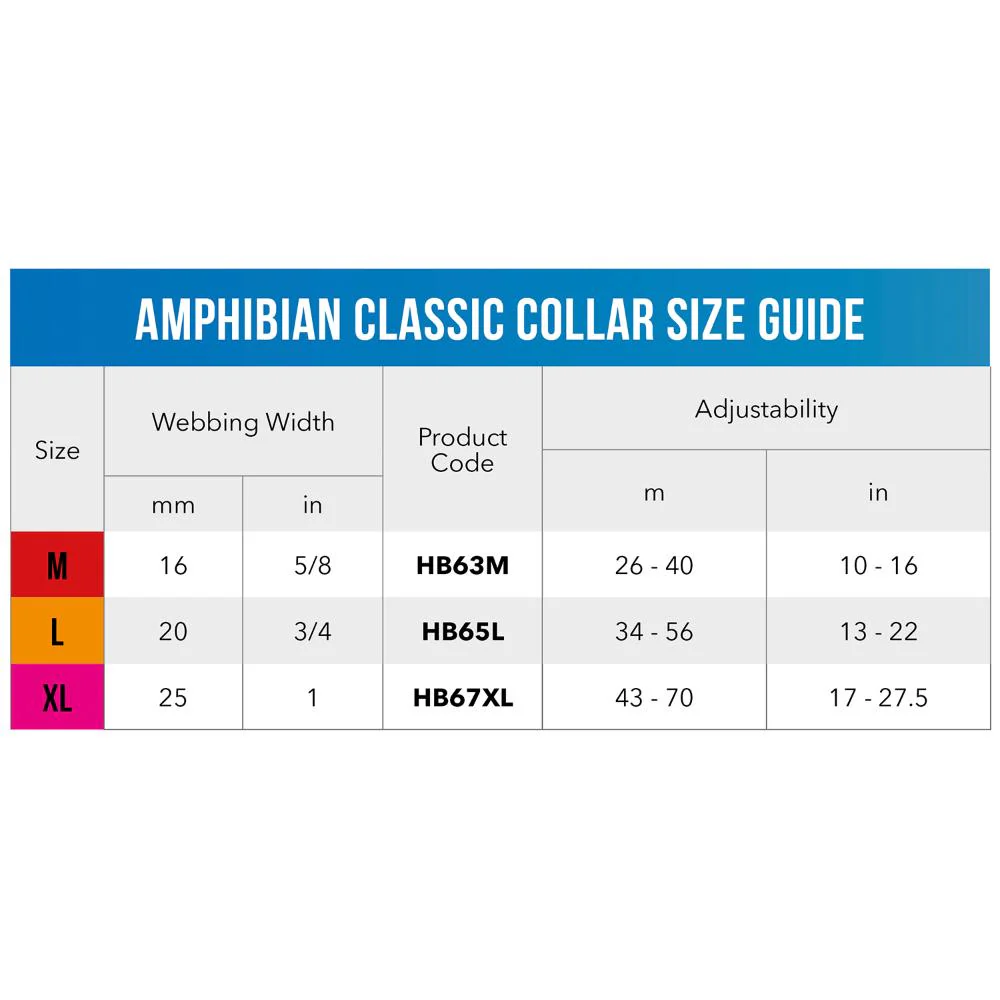 Rogz Amphibian Classic Dog Collar Black - Image 3