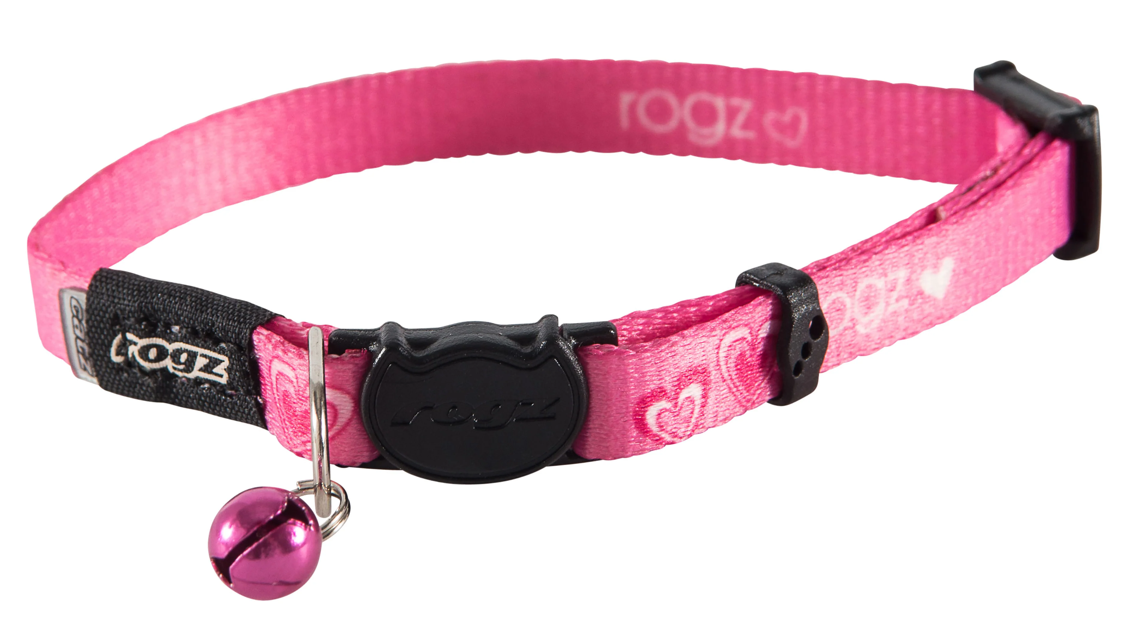 Rogz Kiddycat Safeloc Collar Pink Hearts - Image 3