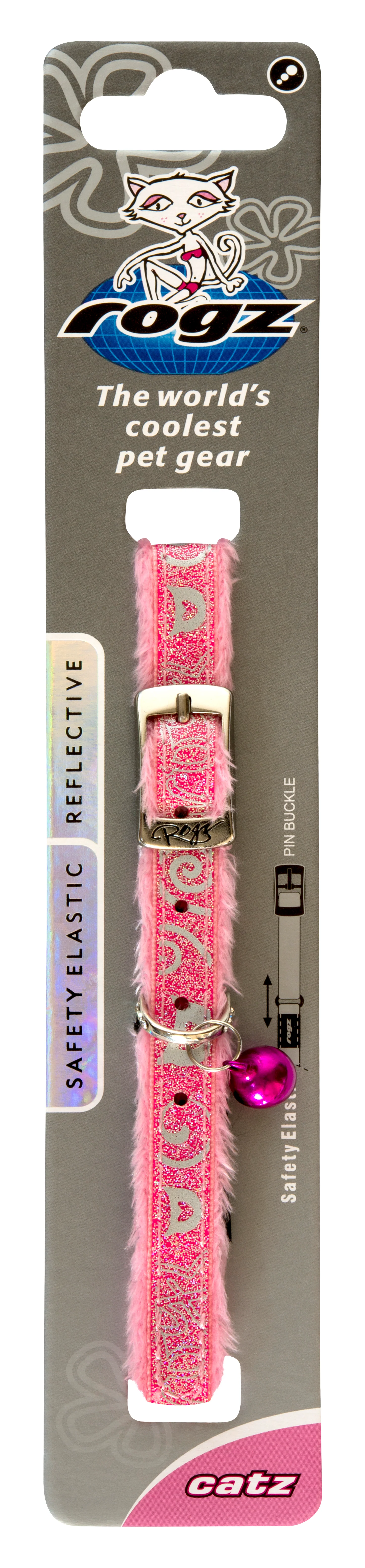Rogz SparkleCat Collar Pink