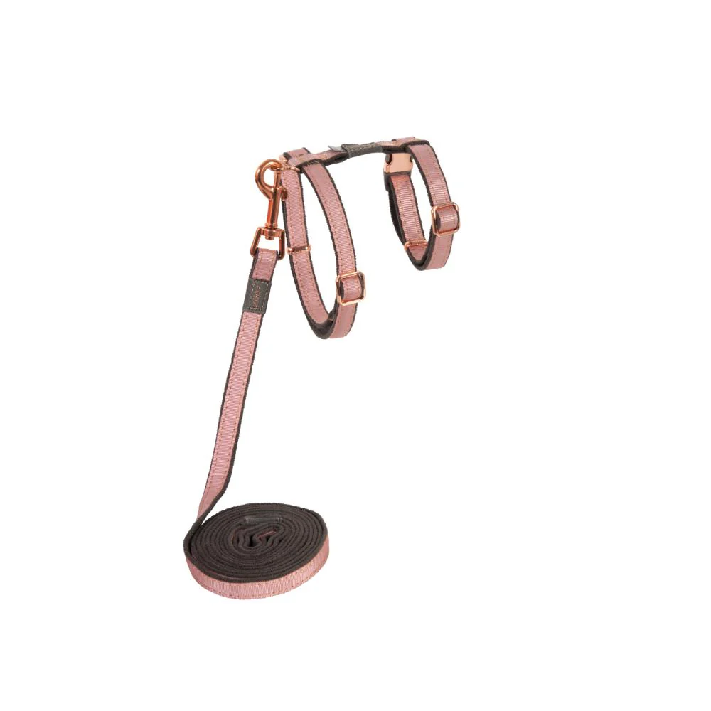 Rogz Urbancat Harness and Lead Set Pink Blush