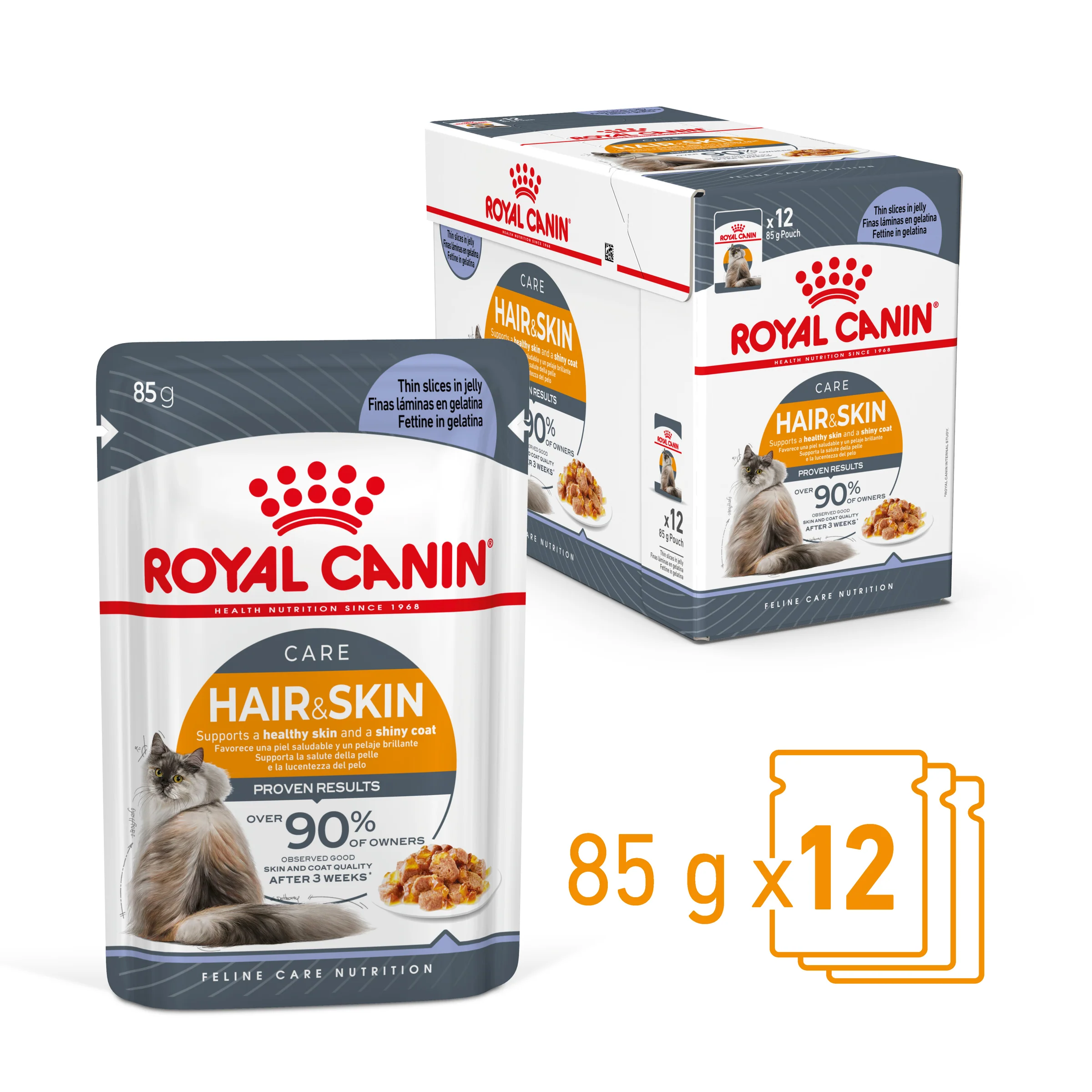 Royal Canin Hair & Skin Care Jelly Pouches - Image 6