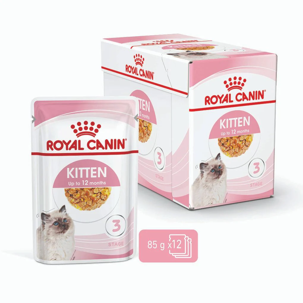 Royal Canin Kitten Jelly Pouches - Image 2