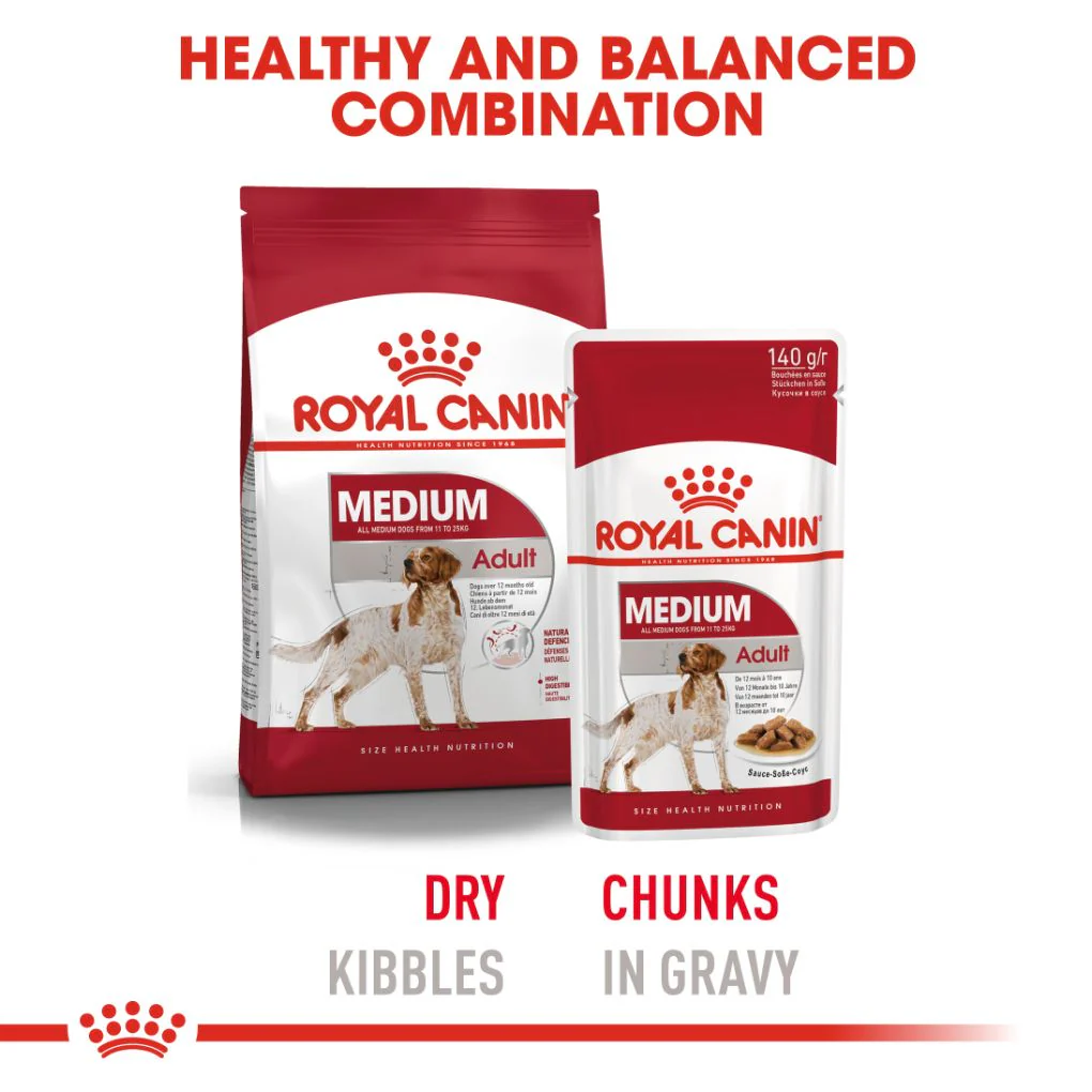 Royal Canin Medium Adult Pouches - Image 4