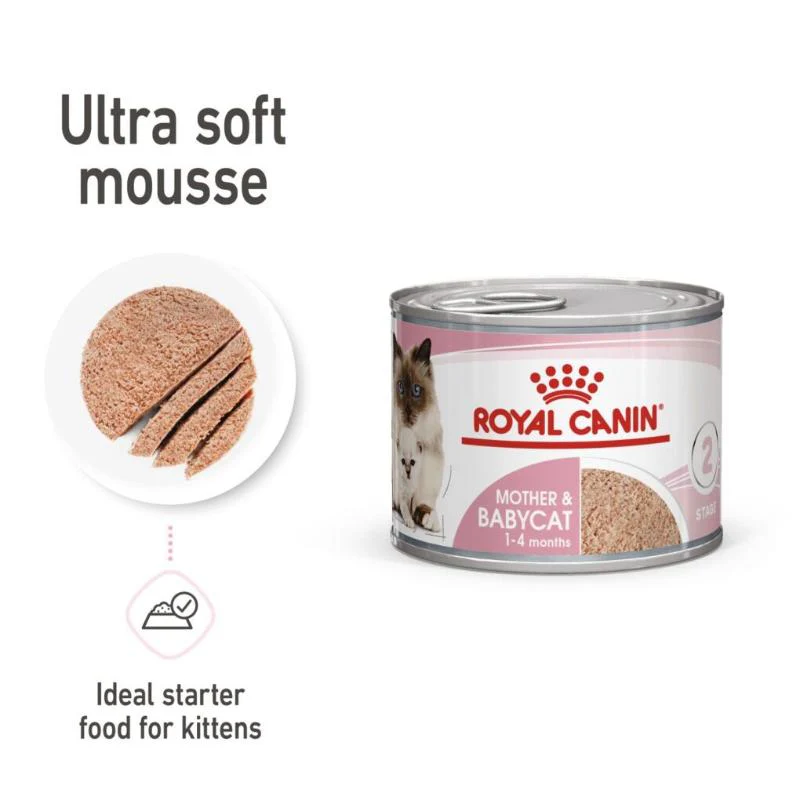Royal Canin Mother & Babycat Mousse 195g - Image 2