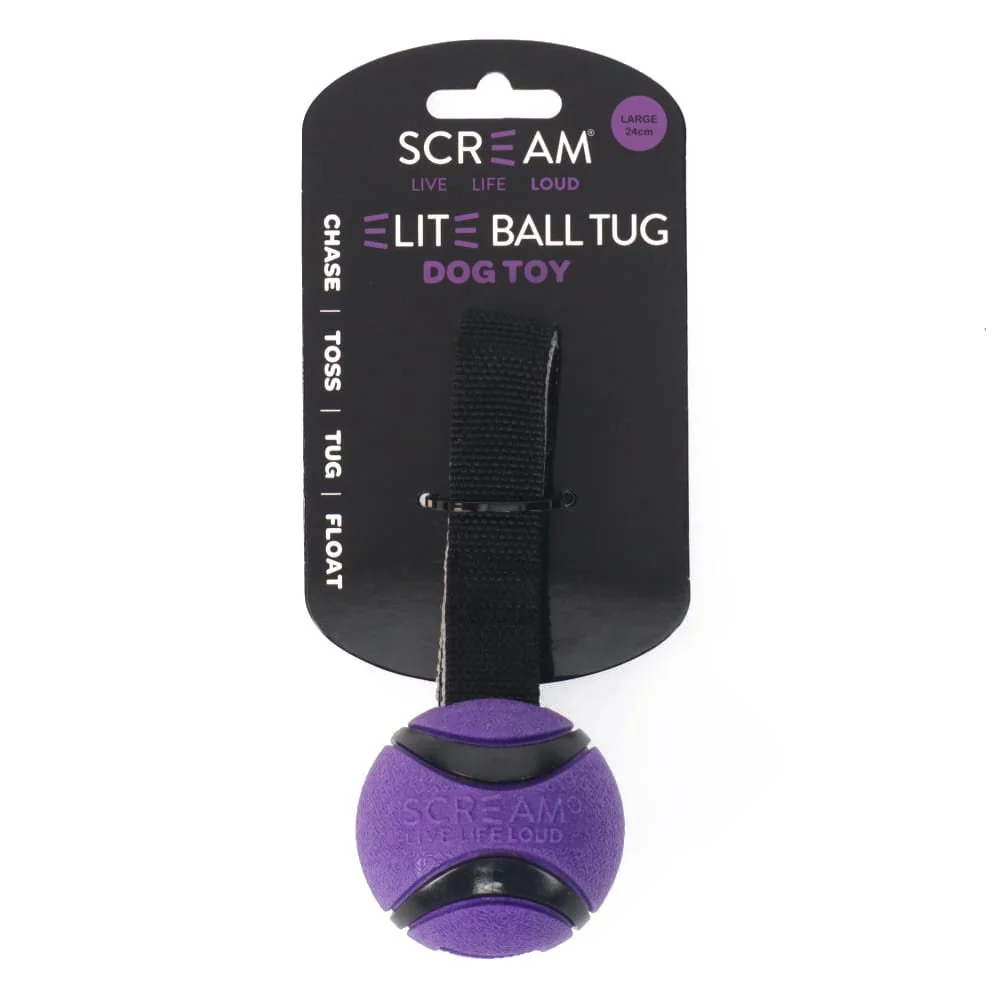 Scream Elite Ball Tug Loud Purple & Black - Large
