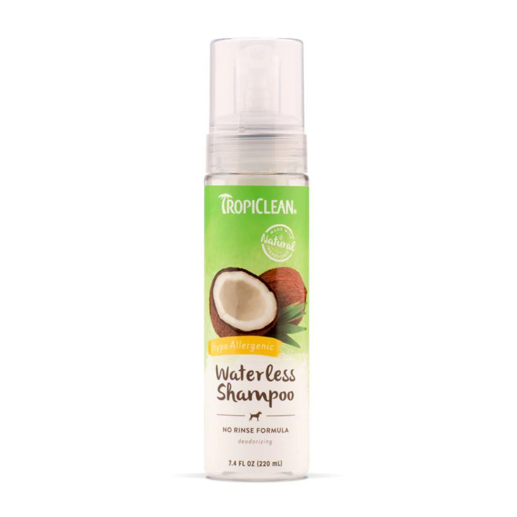 Tropiclean Waterless Shampoo Hypoallergenic 220ml